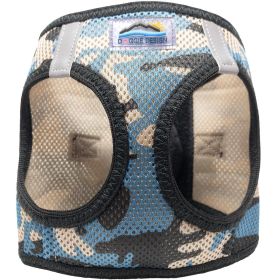American River Choke Free Dog Harness Camouflage Collection (Color: Blue Camo, size: 3X-Large)